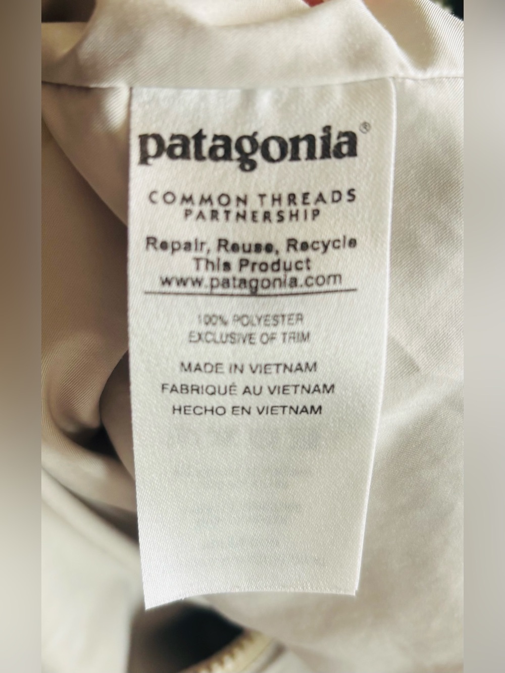 Patagonia Women's Los Gatos Fleece Tan Vest Size: Large - Picture 6 of 6
